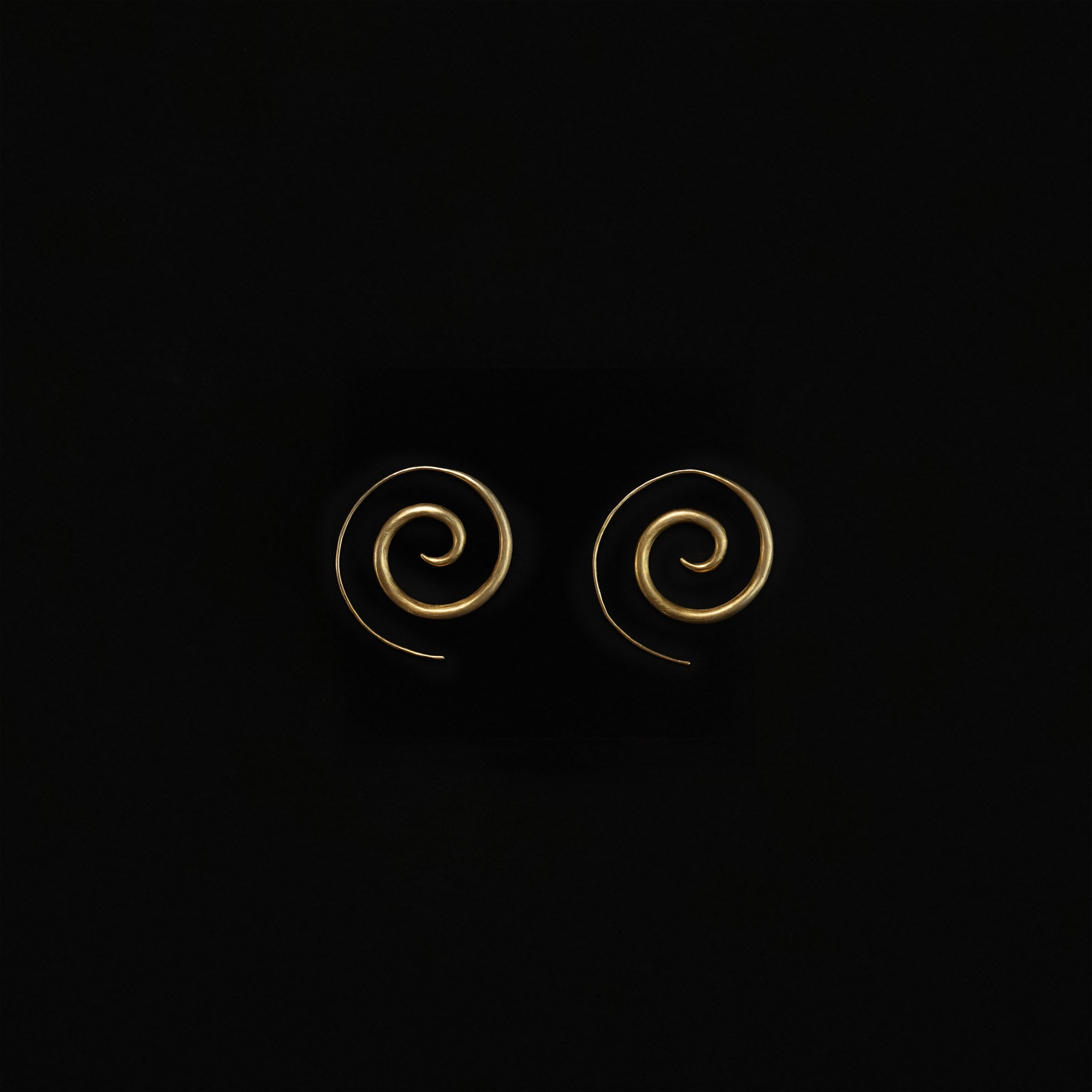 Gold Spiral Earring