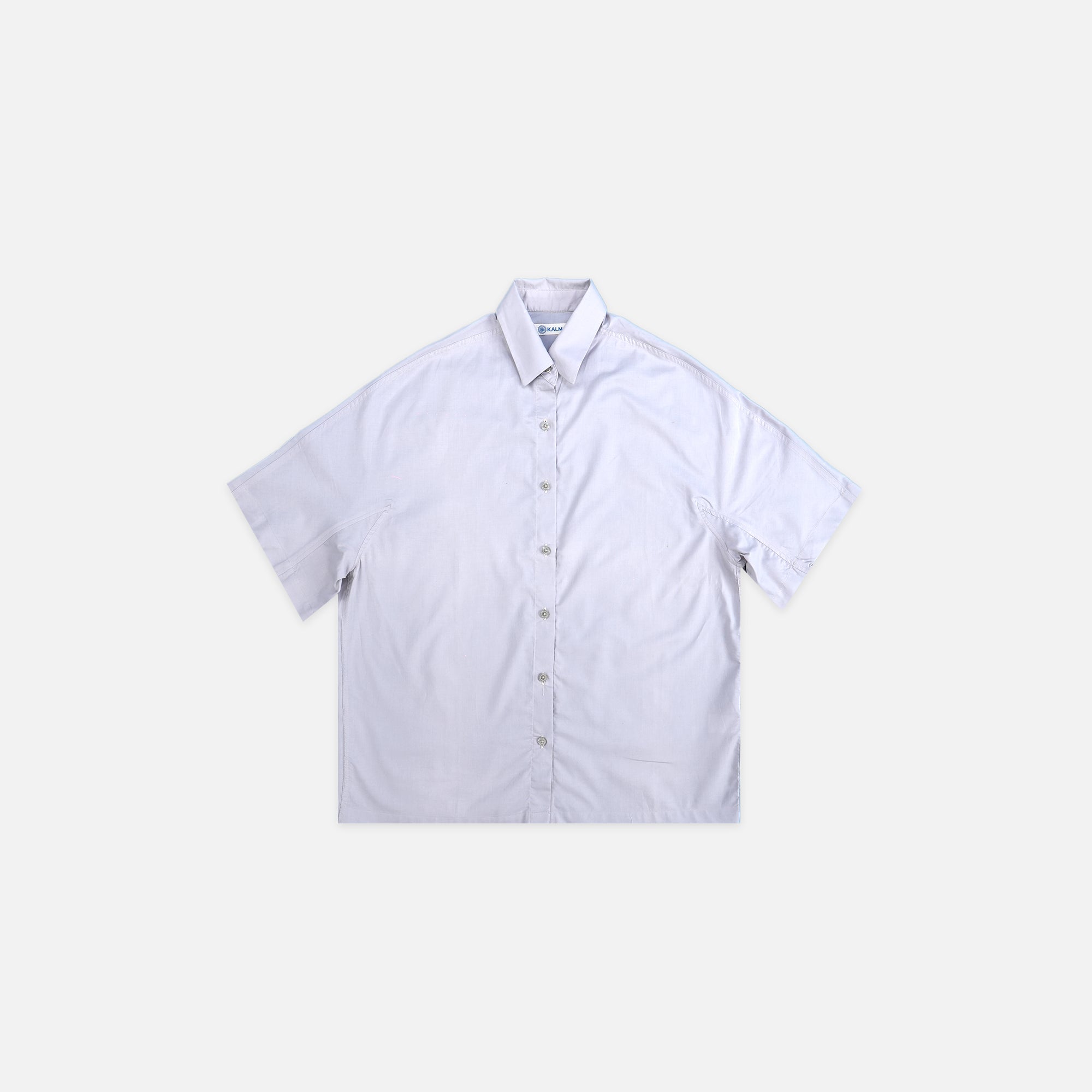 Batwing Buttoned Short Sleeves Shirt