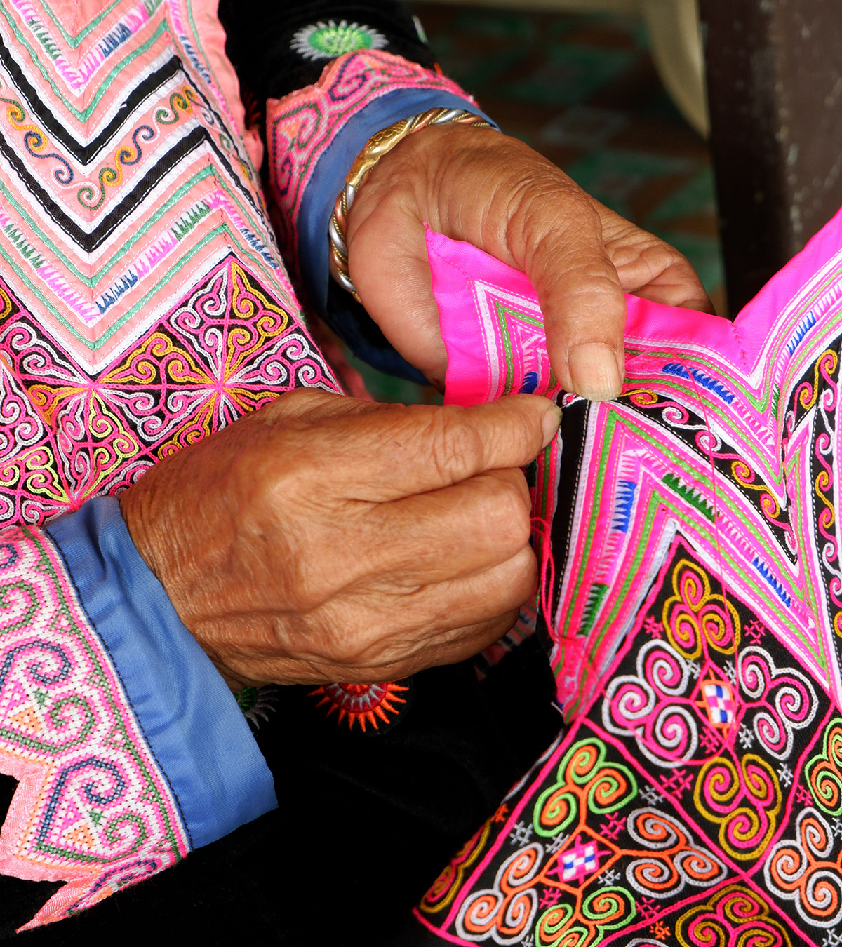 Hmong Linen Wide Leg Pants