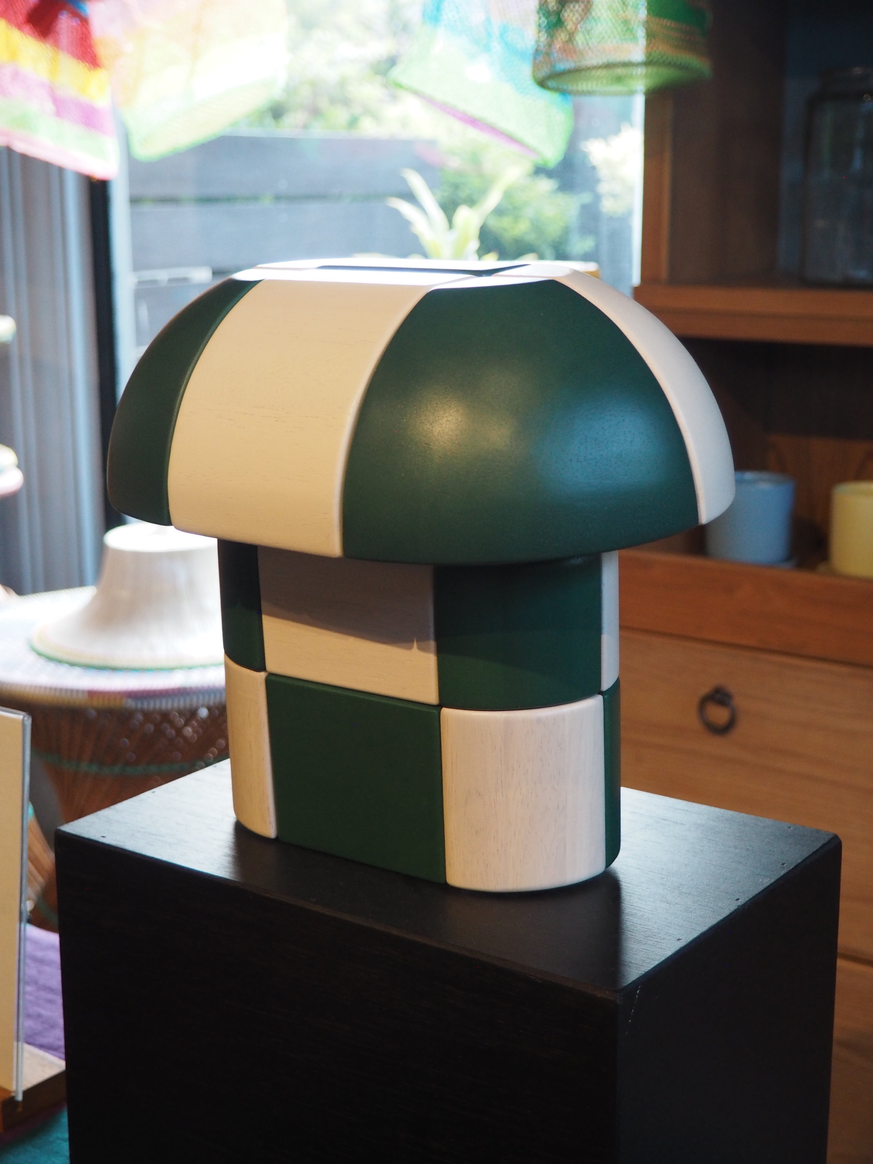 Patched Wide Table Lamp