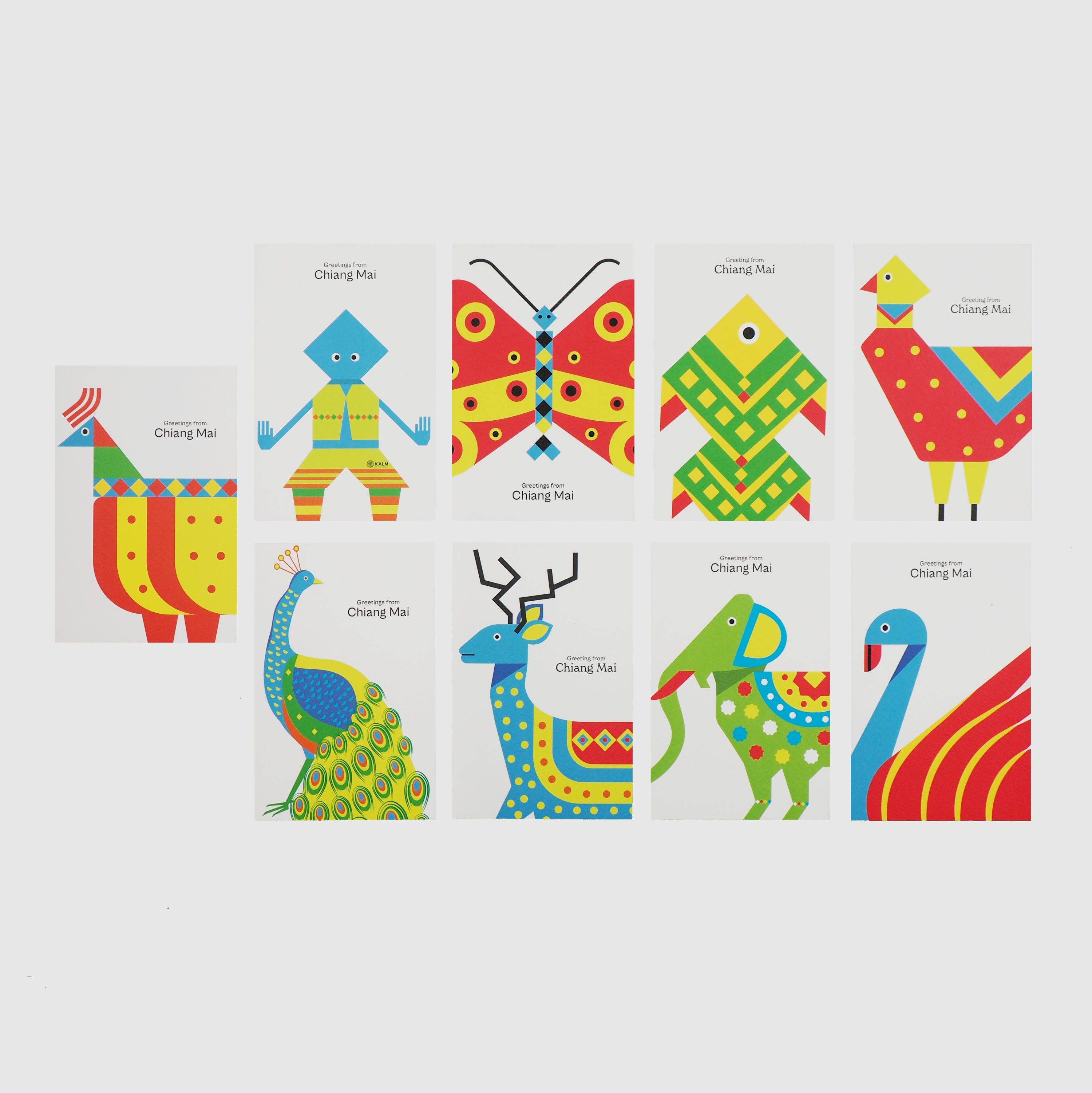 Animal of Kalm Postcards