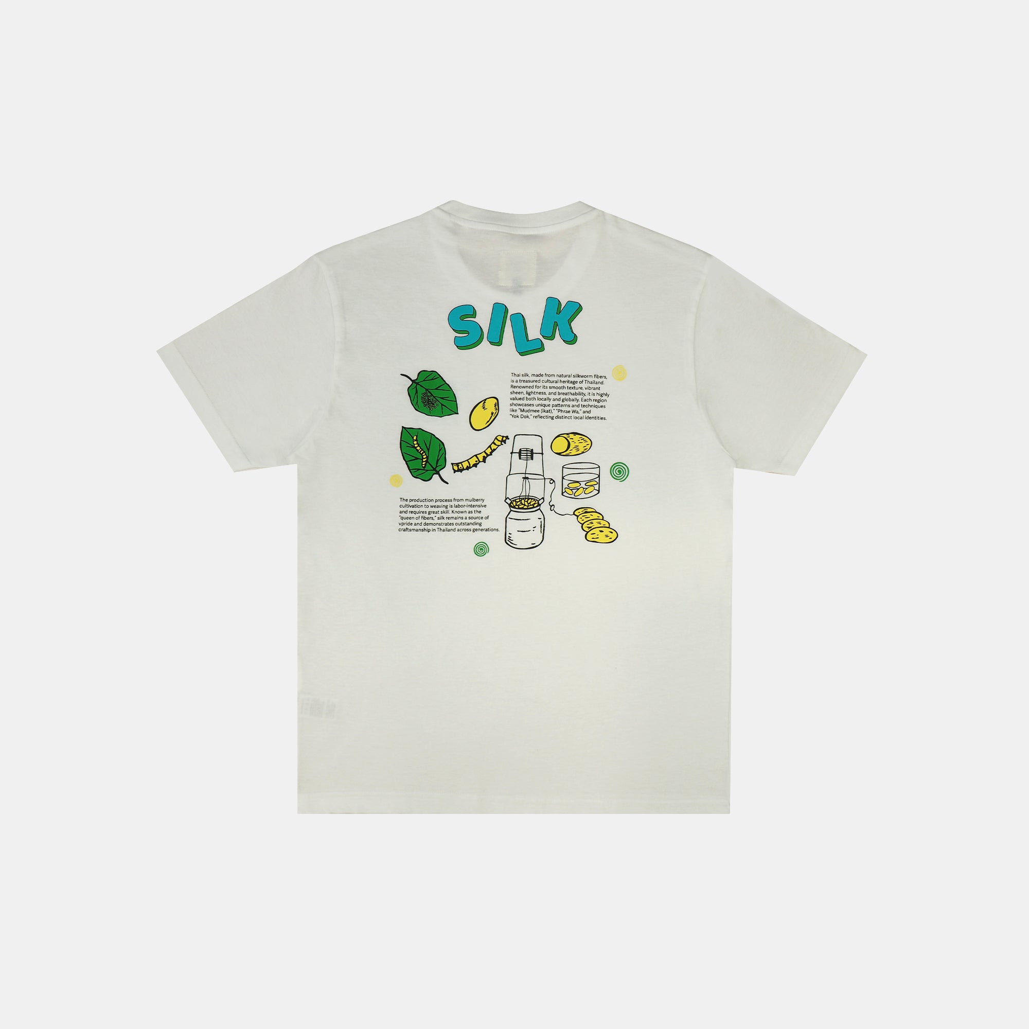 Kalm T-shirt  with Silk Pattern