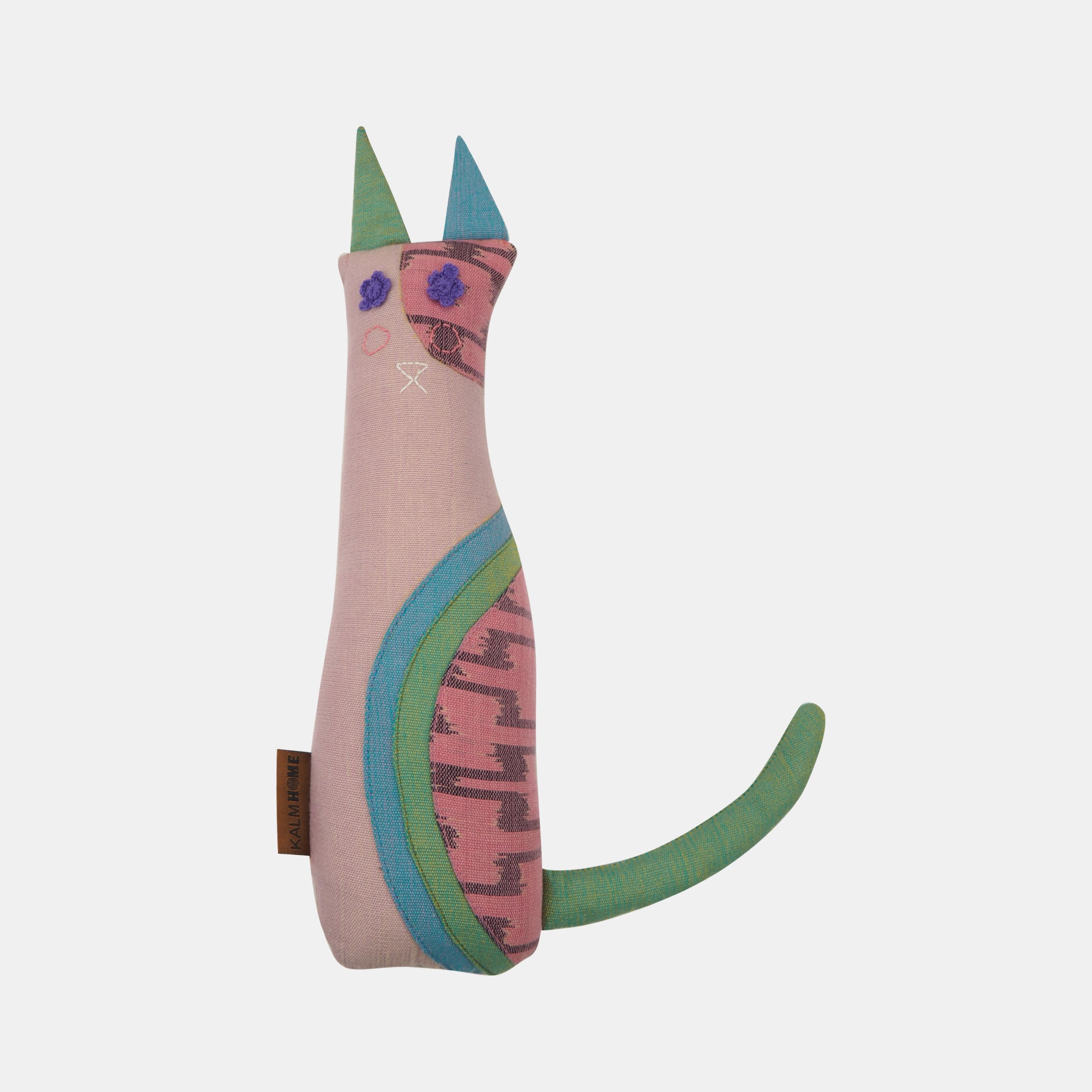 Ikat Cat Soft Toy
