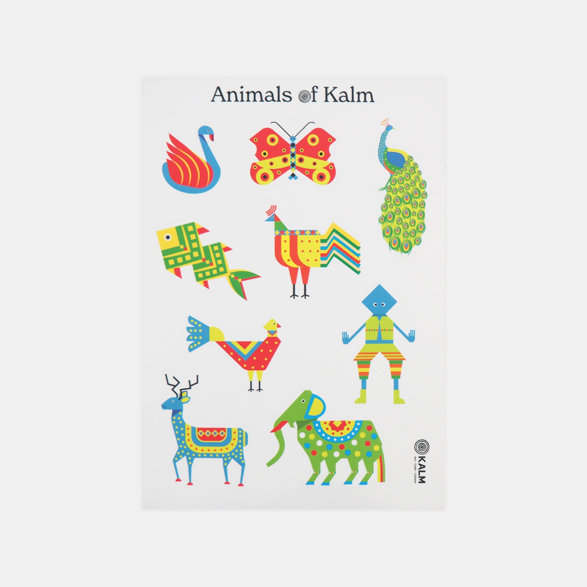 Animal of Kalm Sticker Sheet