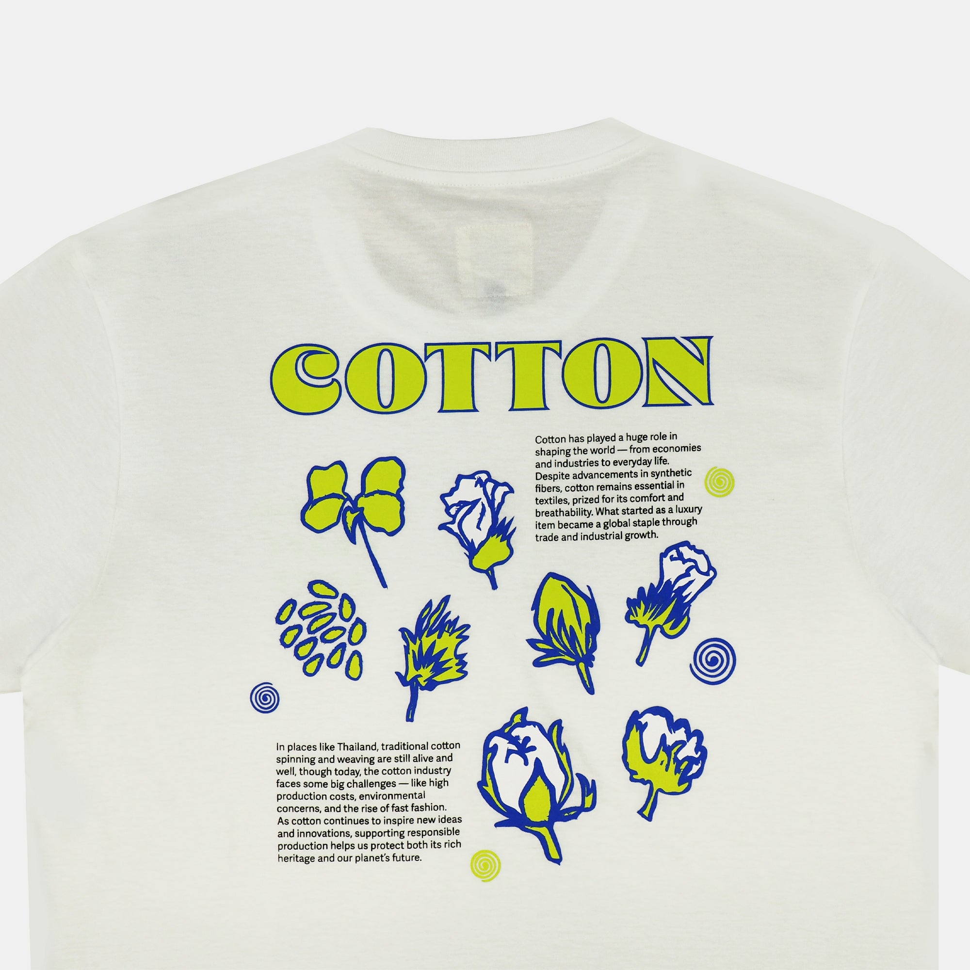 Kalm T-shirt  with Cotton  Pattern