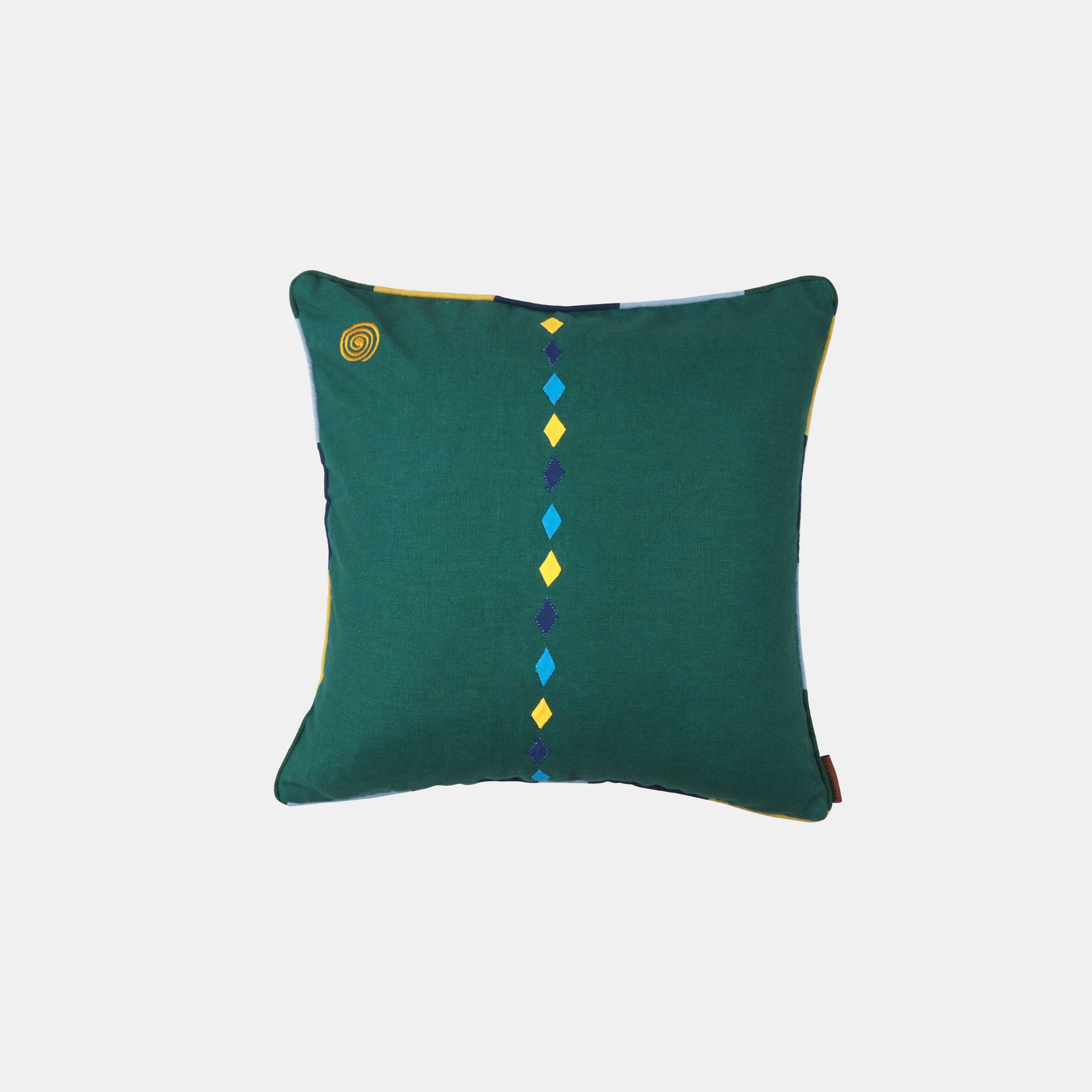 Hmong Appliqué Linen Pillow