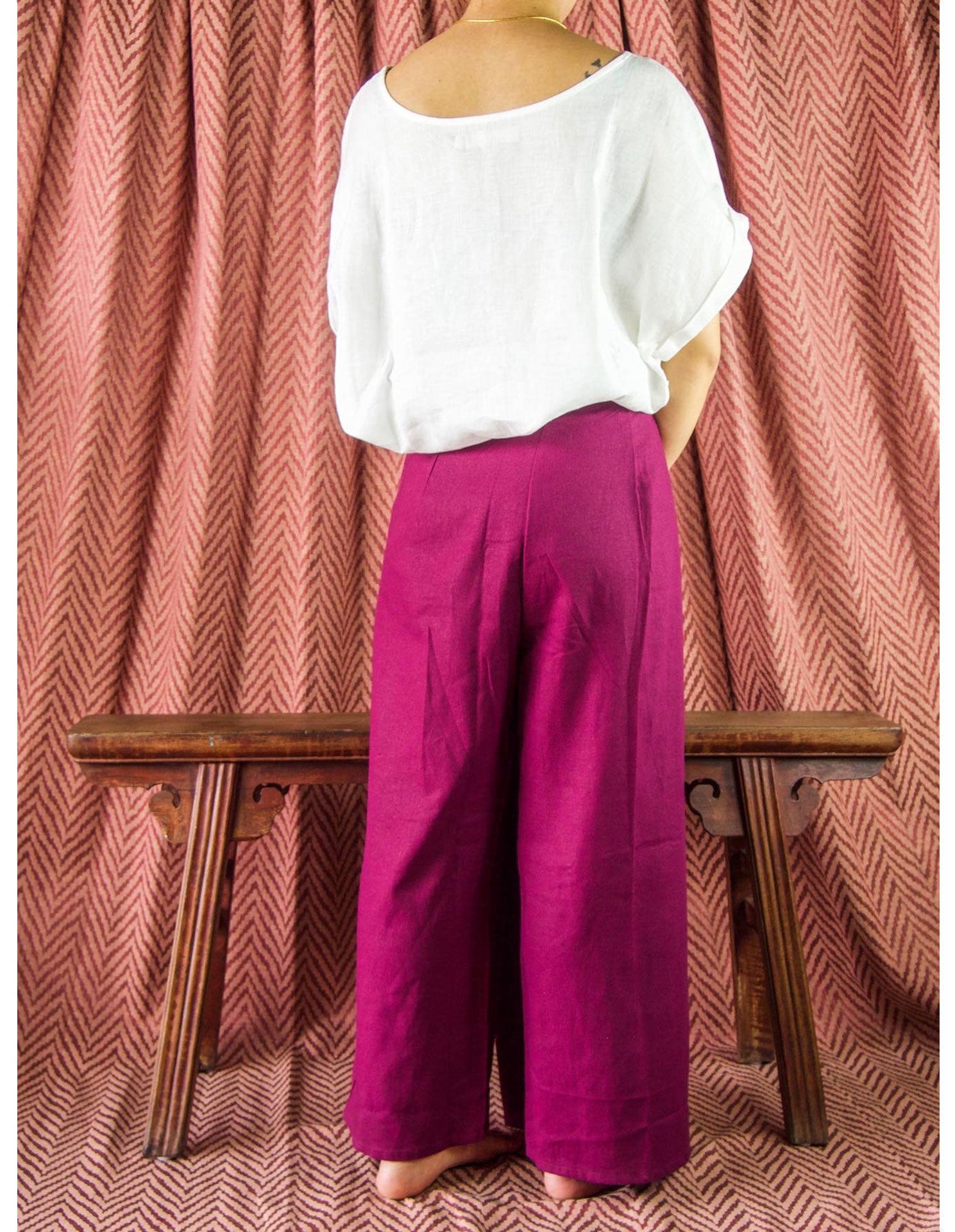 Two-tone Sarong Pants